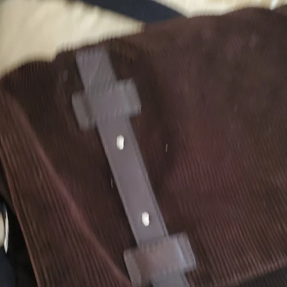 Barneys New York Brown Messenger Bag Classic Design